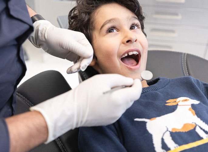 paediatric dentist